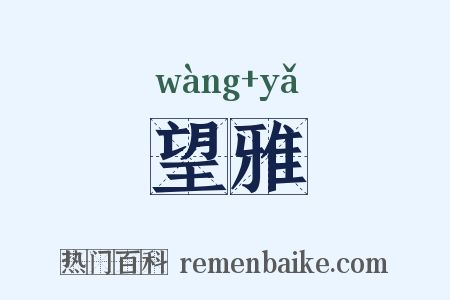 望雅是什么意思的图片